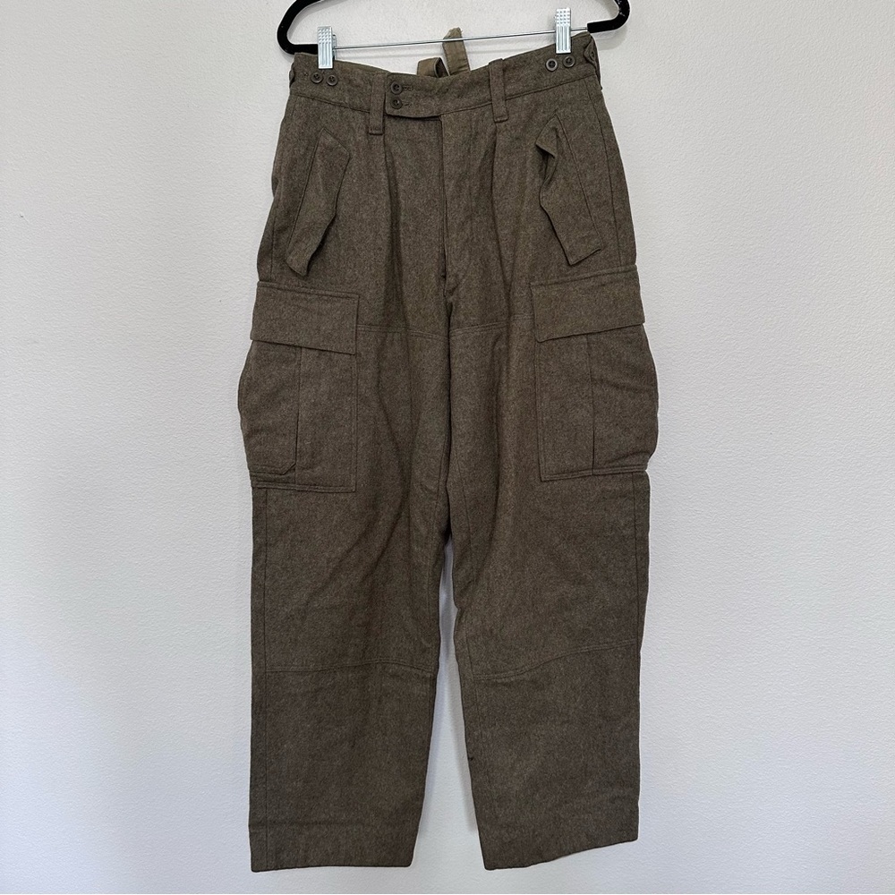 Vintage Wagner & co. men’s German Wool Pants Military hunting size 30 X 30 green